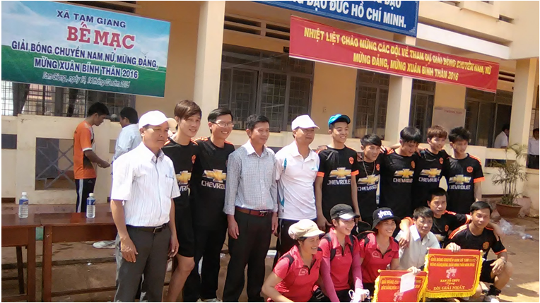 Giải bóng chuyền mừng Xuân 2016